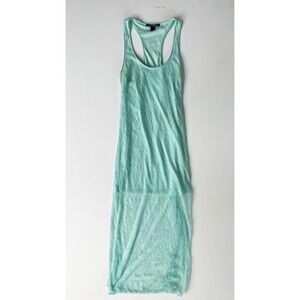 2012 Victoria's Secret Lace Maxi Dress Racerback Sleeveless Aqua‎ S